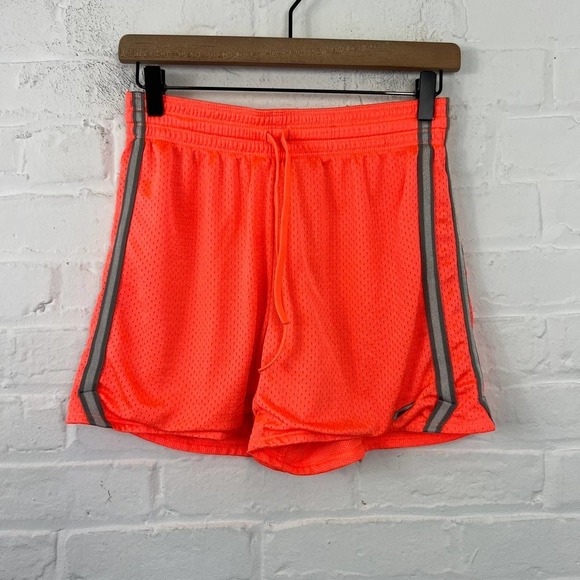 Nike Women's Dri-Fit Running Mesh Lined Shorts Elastic Waist Orange Size XS - Picture 1 of 5